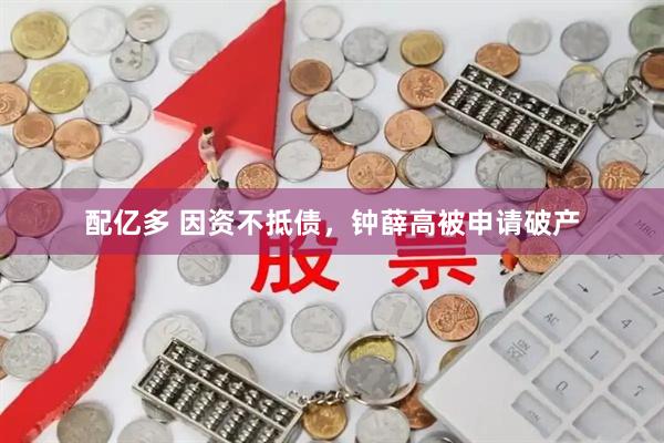 配亿多 因资不抵债，钟薛高被申请破产